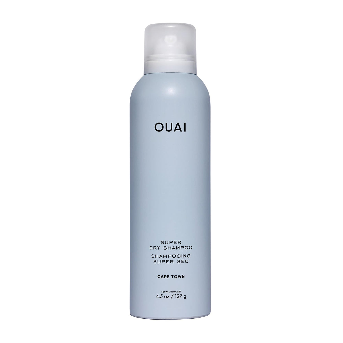 OUAI front canister image highlighting packaging and easy use benefit