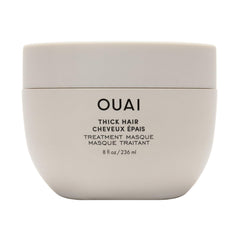OUAI jar front view showing packaging and nourishing mask benefits