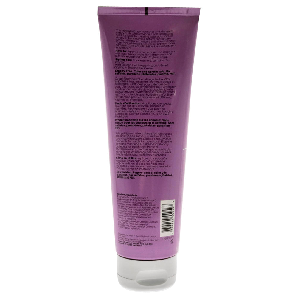 Ouidad product texture closeup displaying gel-cream consistency for smooth application