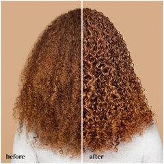 Ouidad curl definition before and after showing stronger hold and shine