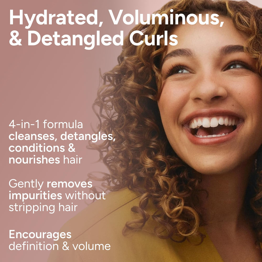 Ouidad detangling demo showing improved slip and reduced breakage while combing