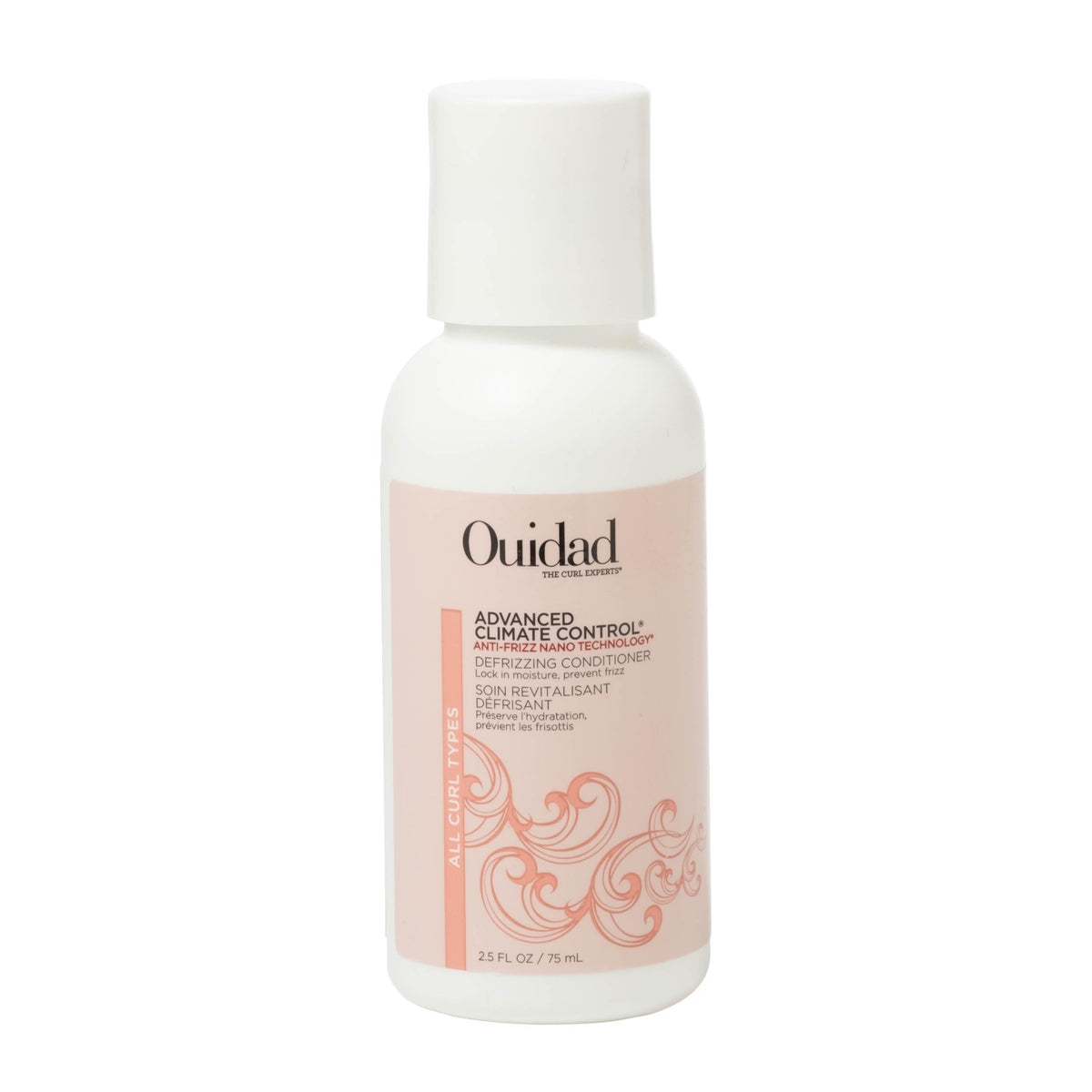 Ouidad front packaging bottle showing product and benefits