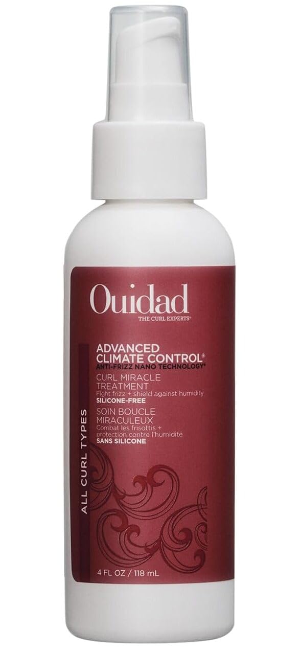 Ouidad front packaging showing bottle and label, highlights product clarity