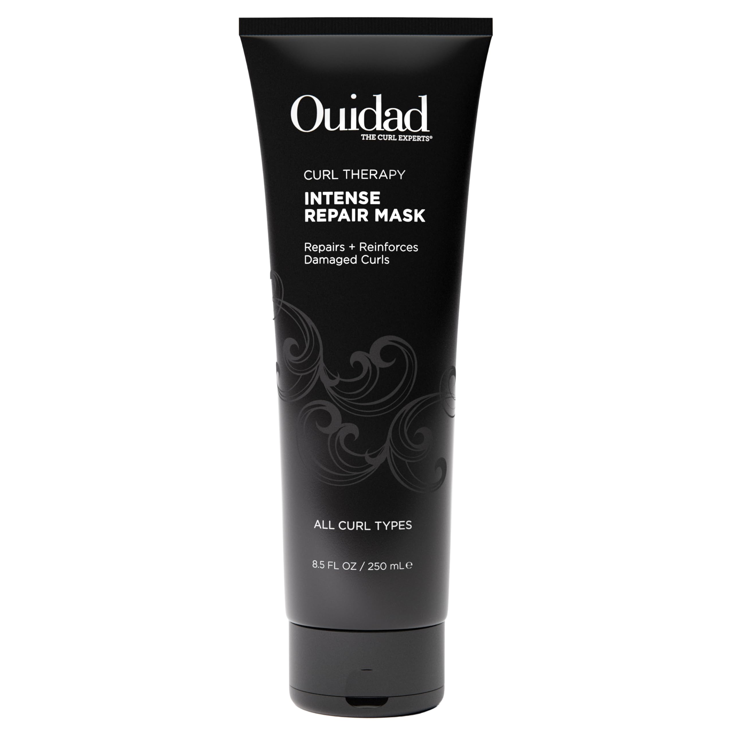 Ouidad front packaging showing product and benefit for repaired curls