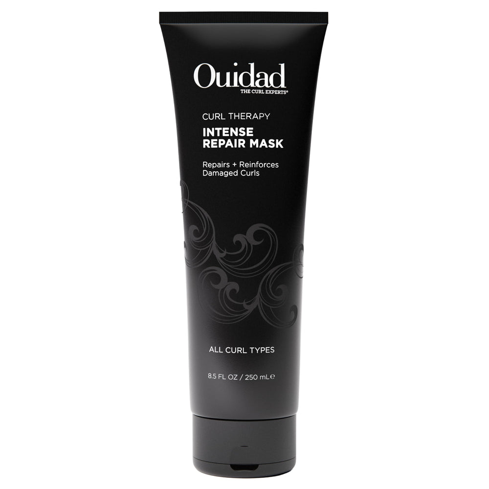 Ouidad front packaging showing product and benefit for repaired curls