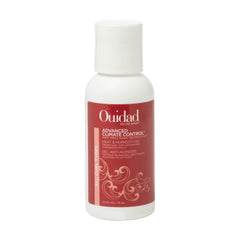 Ouidad travel gel front packaging showing brand and compact size for portability