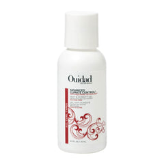 Ouidad travel gel front packaging showing brand and portable size benefits