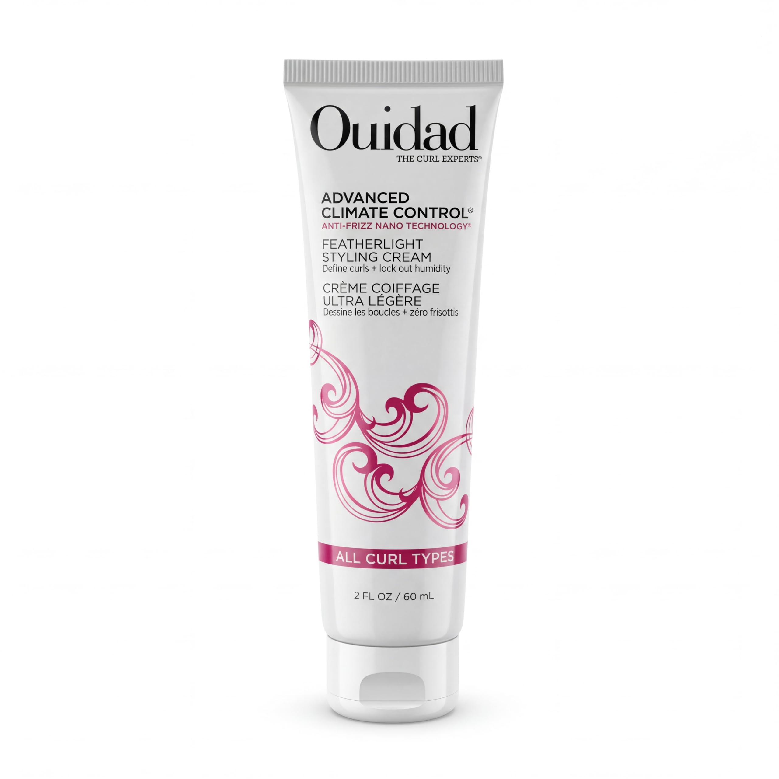 Ouidad front packaging showing 2 fl oz jar and brand clarity benefit