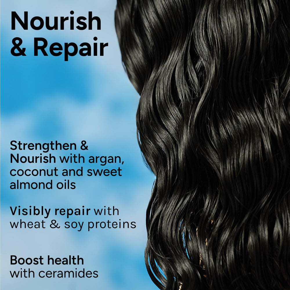 Close-up of green tea, kiwi and witch hazel ingredients used by Ouidad