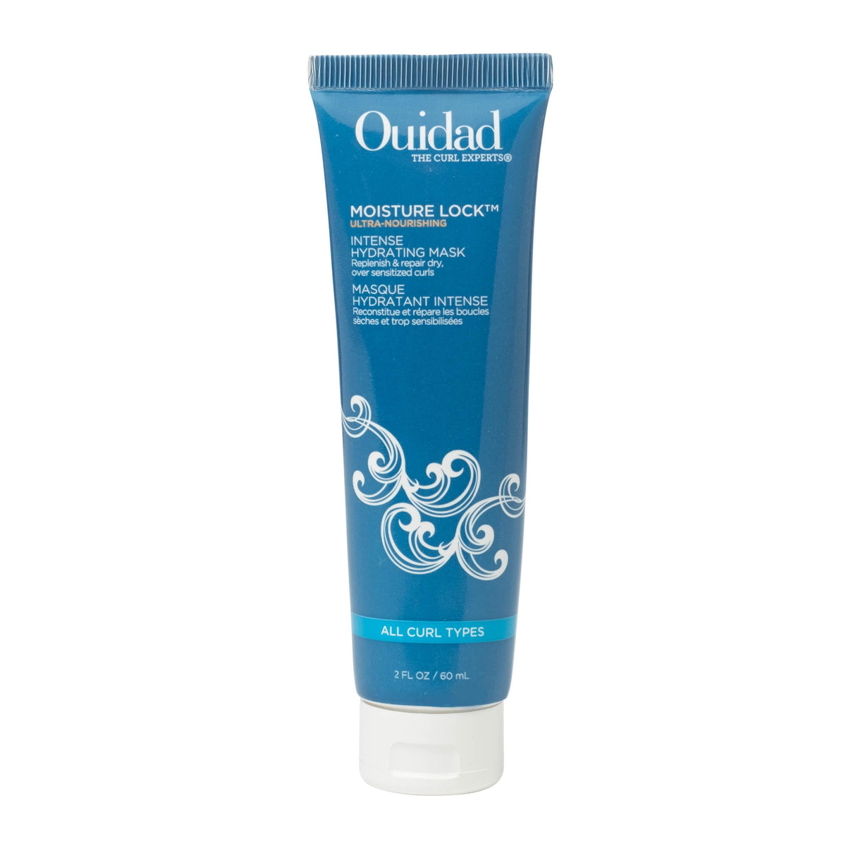 Ouidad front packaging showing product label and size, promotes hydration