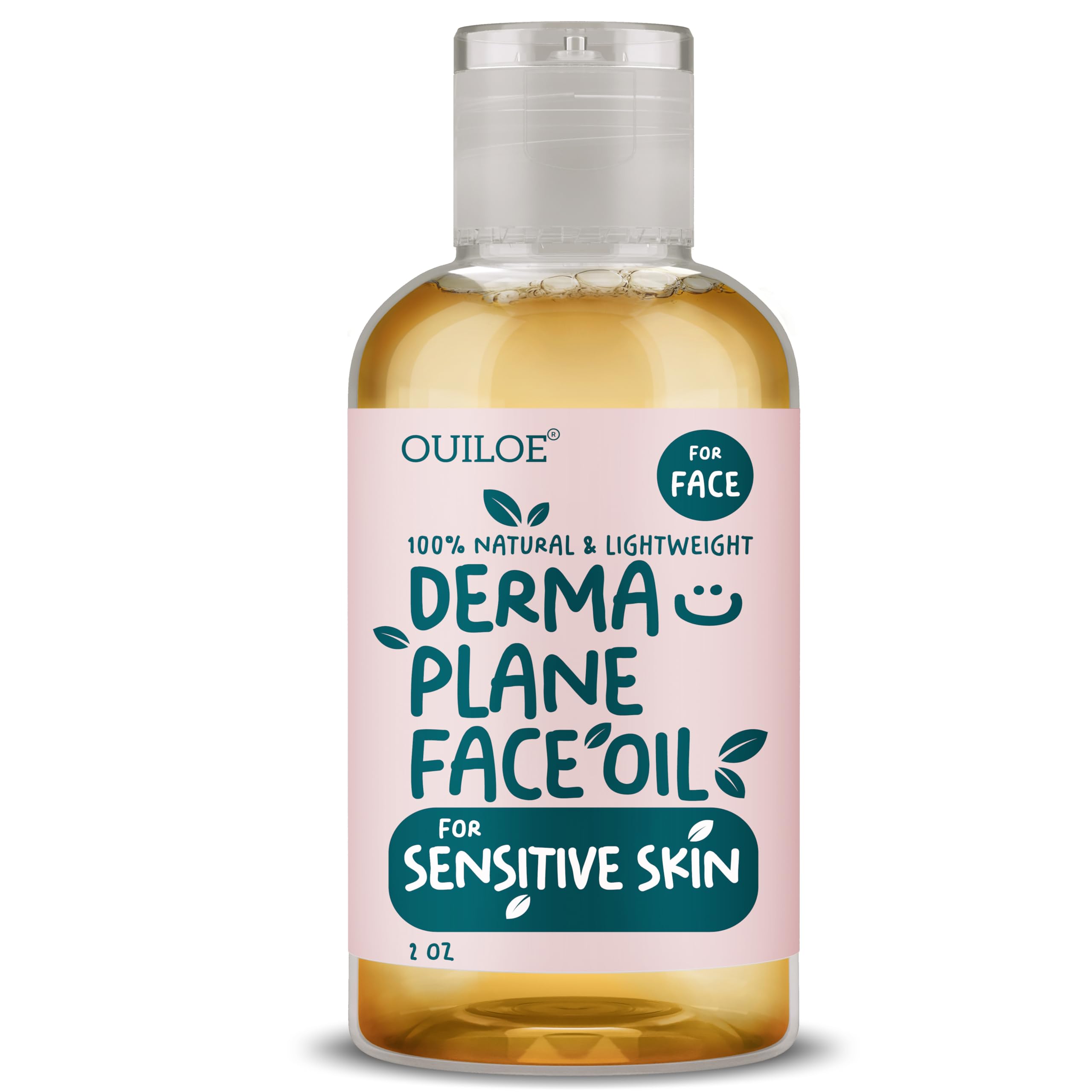 Ouiloe front bottle showing clean packaging and easy application benefit