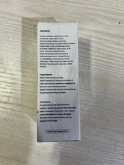OUKPANE pump top and clear label close-up showing controlled dispensing benefit