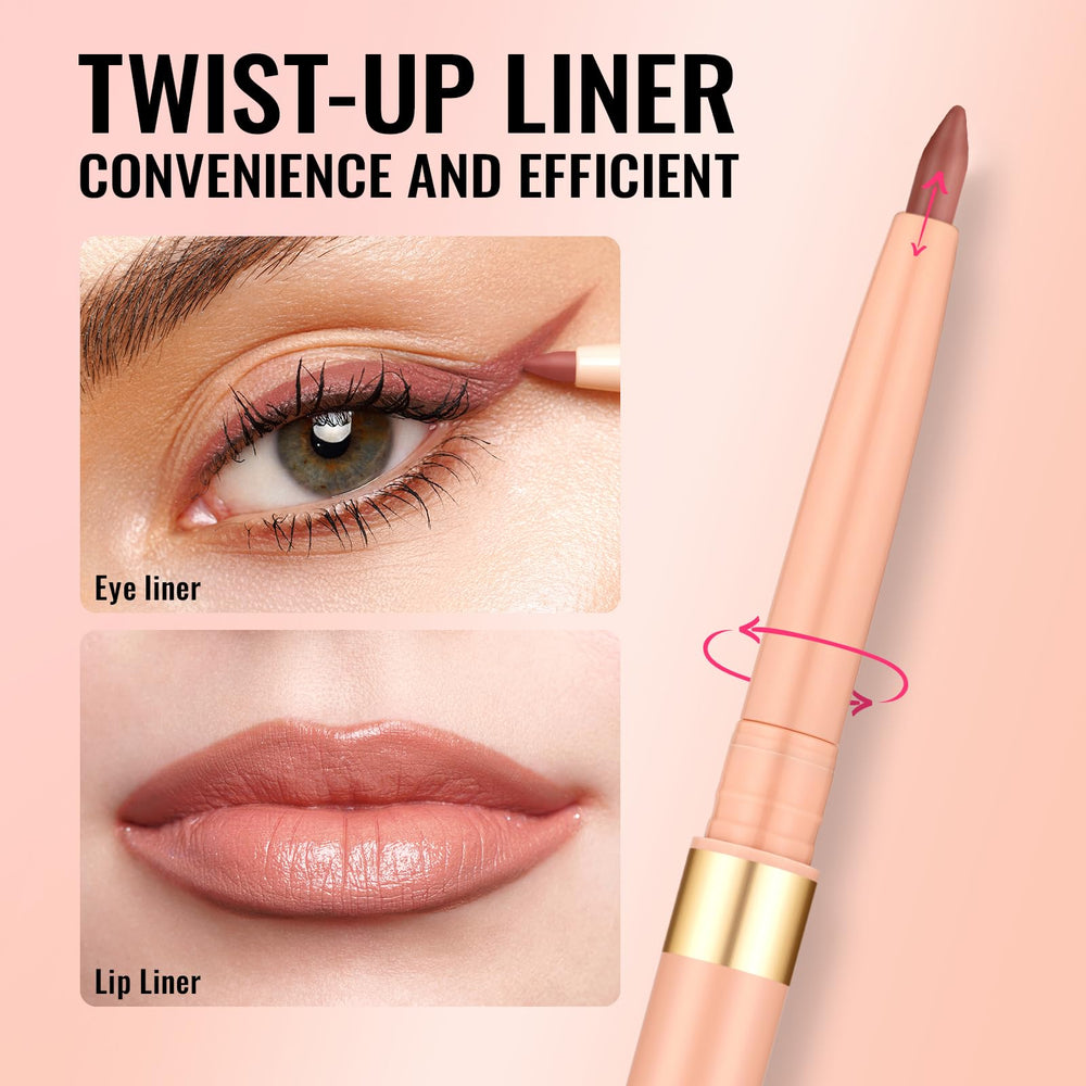 Oulac profile view on lips highlighting natural contour benefit