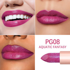 Oulac applied on lips showing subtle purple tint and plumping benefit