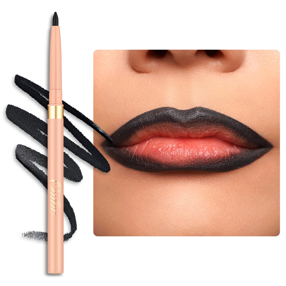Oulac front packaging showing sleek pencil and Clear branding benefit: identifiable product