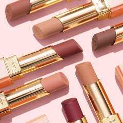 Oulac lipstick packaging detail emphasizing label clarity and premium feel