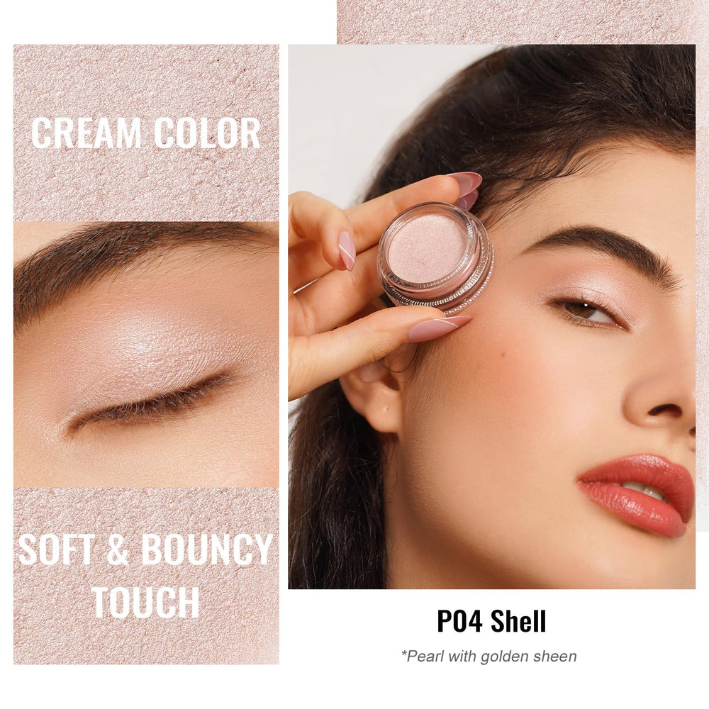 Oulac open pot showing creamy texture and shimmer for easy blending benefit