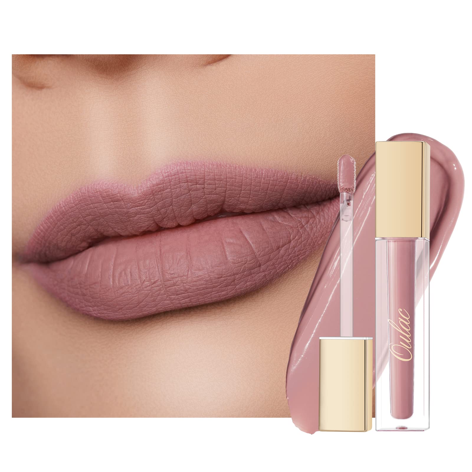 Oulac front packaging showing sleek tube and shade M16 for easy identification