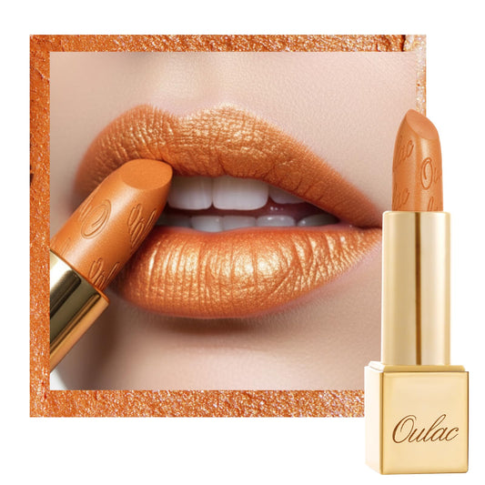 Oulac front packaging showing Persimmons 19 and bold metallic finish benefit