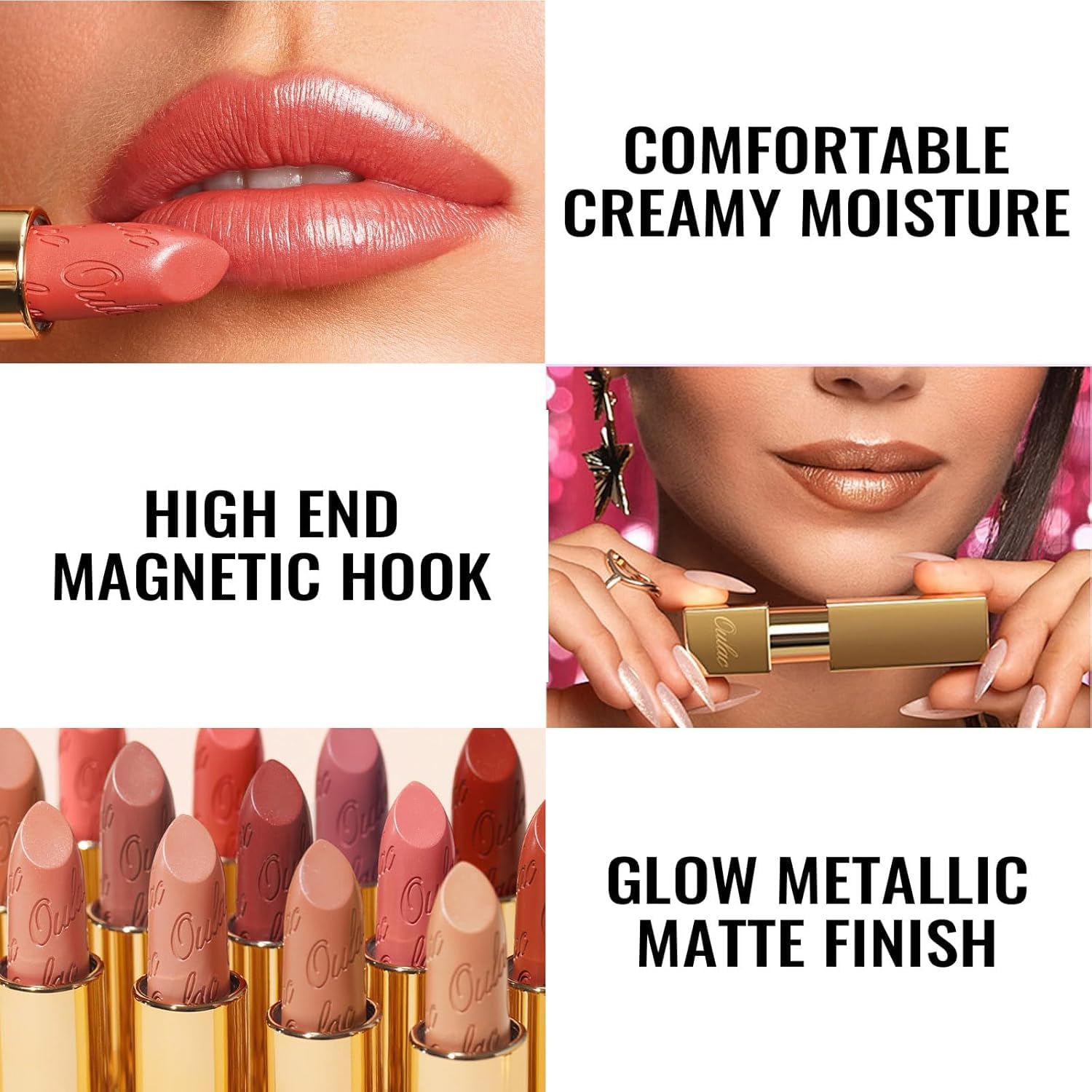 Oulac ingredient highlight with coconut and castor oils for moisture