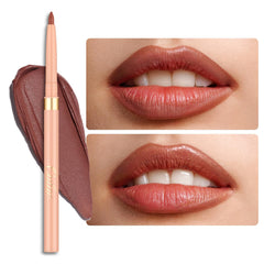 Oulac lipliner front packaging showing shade and compact benefit