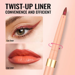 Oulac paired with lipstick to extend color and improve longevity