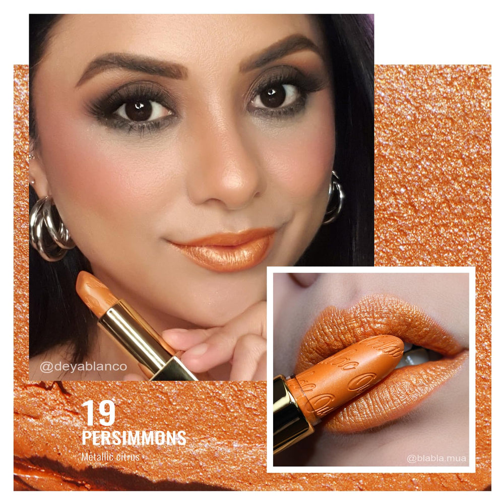 Oulac lipstick bullet texture closeup highlighting creamy glide and coverage benefit