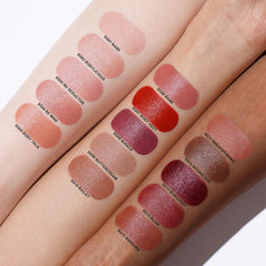 Oulac lipstick on vanity lifestyle image suggests everyday elegance benefit