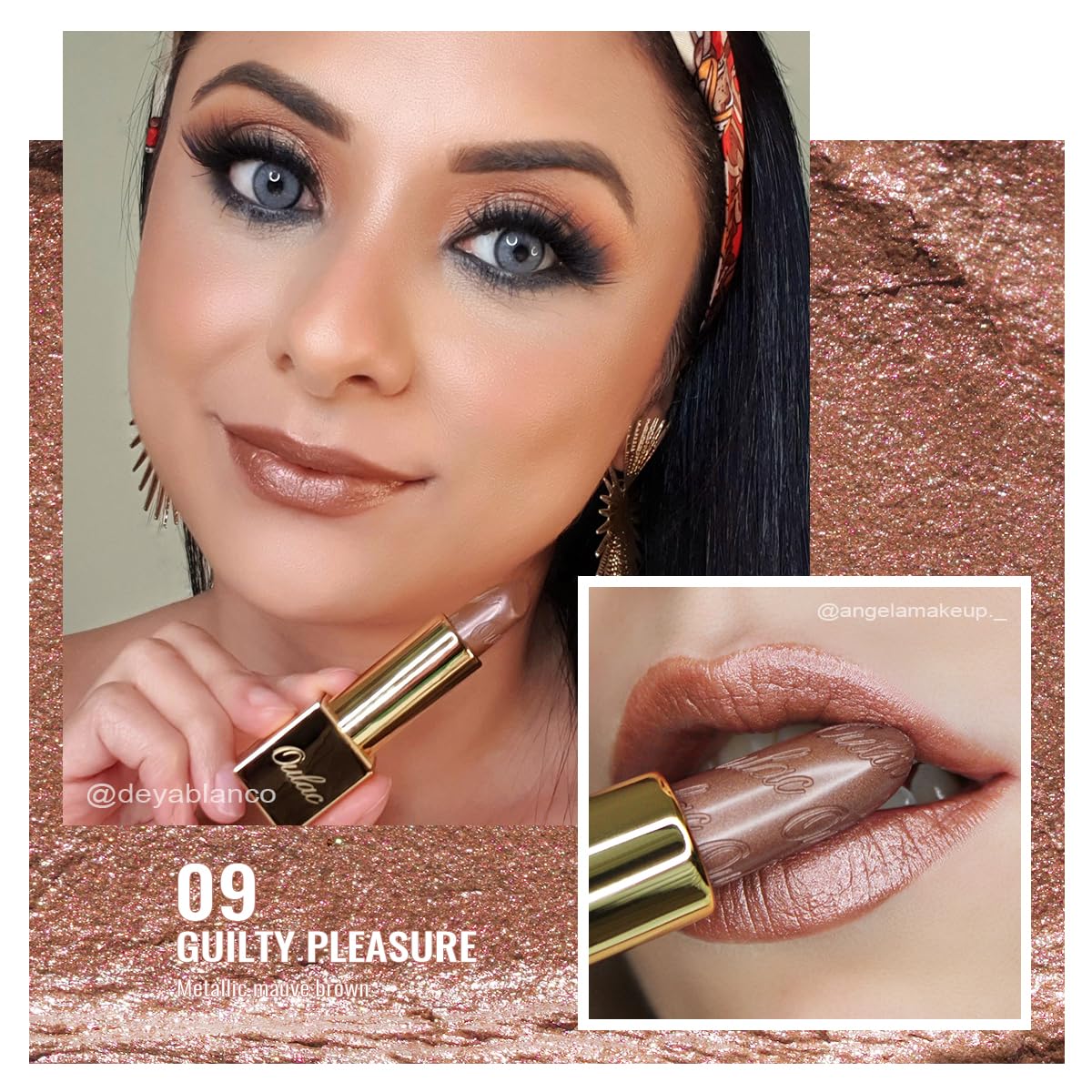 Oulac open tube with built-in mirror for easy touch-up benefit