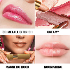 Oulac creamy metallic texture close-up highlighting smooth hydration benefit