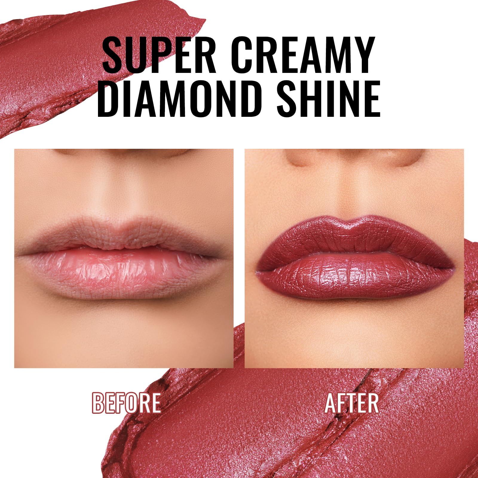 Oulac texture swipe on arm showing creamy hydrating formula and buildable coverage