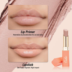 Oulac texture swipe on paper illustrating rich pigmentation and one-swipe coverage