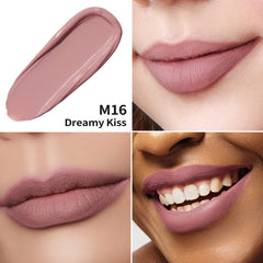 Oulac creamy liquid texture swatch showing high pigment and smooth blendability