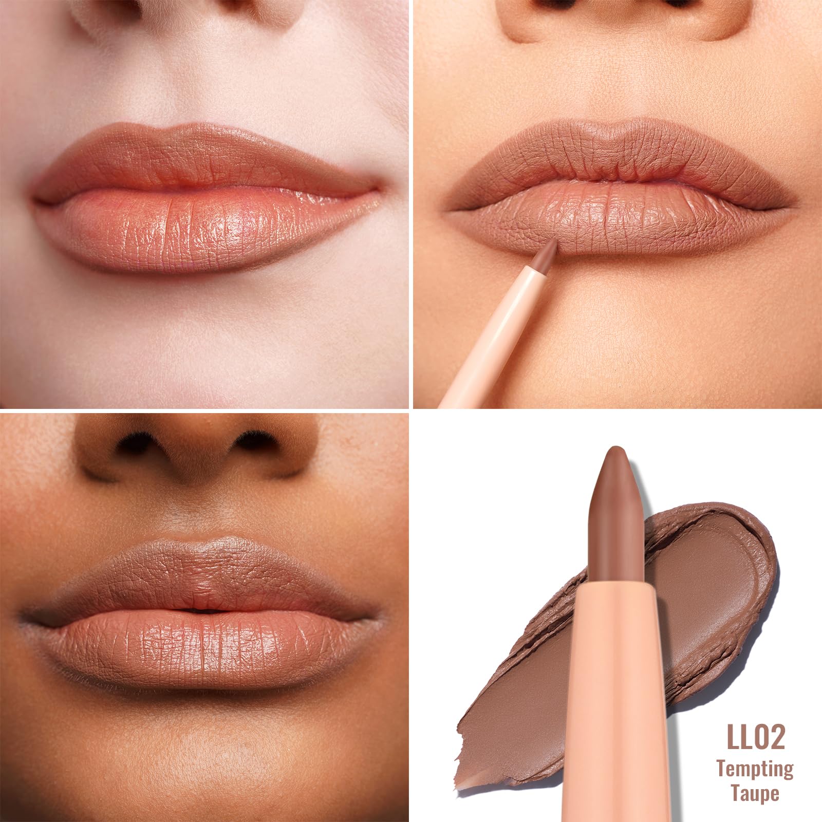 Oulac lipliner in hand displaying size and travel-friendly retractable format