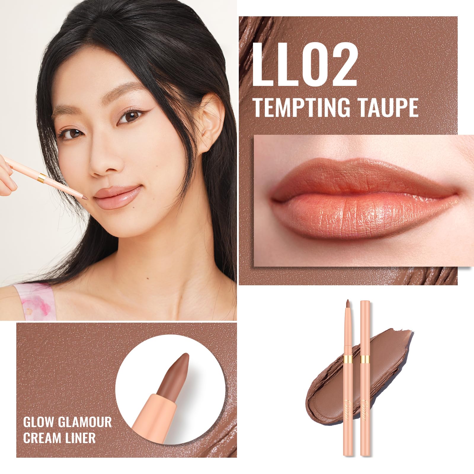 Close-up of Oulac tip highlighting smooth creamy glide for precise application
