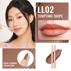 Close-up of Oulac tip highlighting smooth creamy glide for precise application