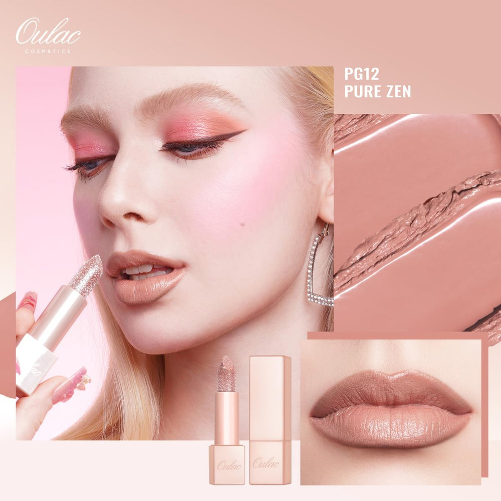 Oulac magnetized case open with mirror for effortless touch-ups