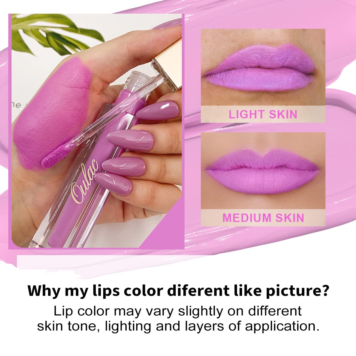 Oulac before and after lips showing transformation and full-coverage benefit