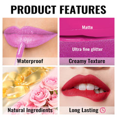 Oulac on model smiling wearing M14 for a natural matte look that photographs well