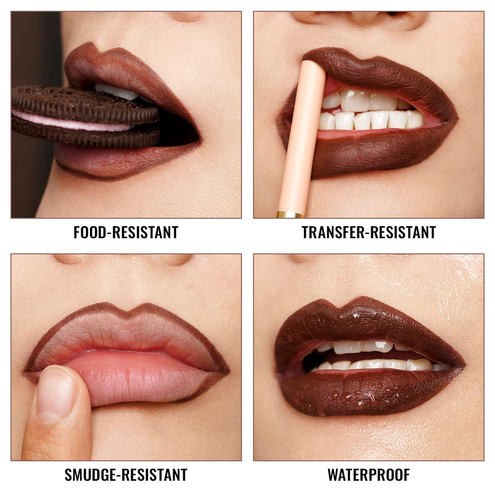 Oulac Mulled Wine color swatched on skin for true-to-shade reference