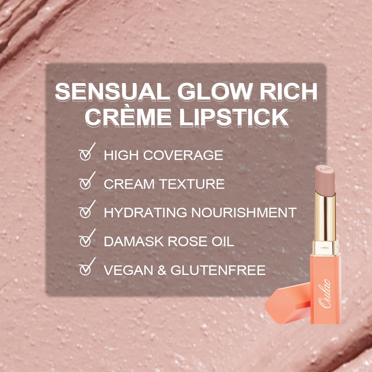 Oulac open cap showing creamy tip ready for precise, smooth application
