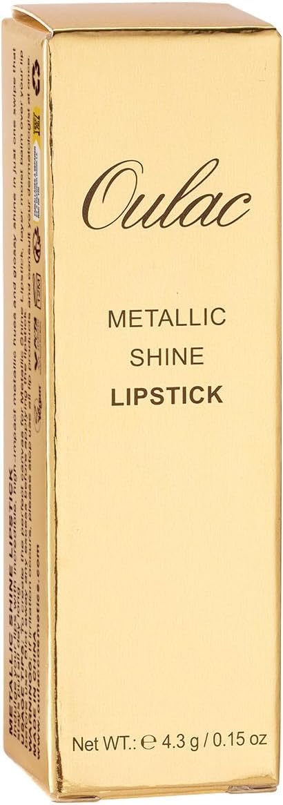 Oulac open tube reflecting light on mirror-finish packaging
