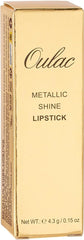 Oulac open tube reflecting light on mirror-finish packaging