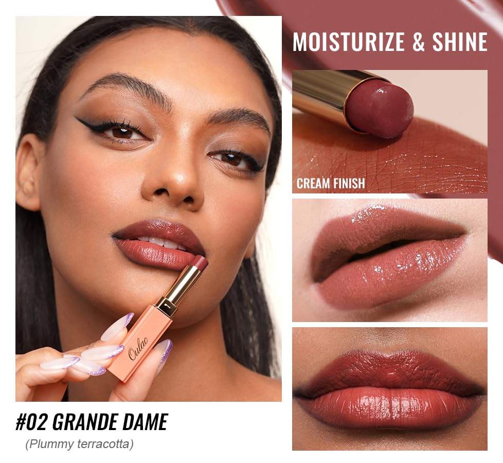 Oulac open tube close-up highlighting creamy texture and smooth finish