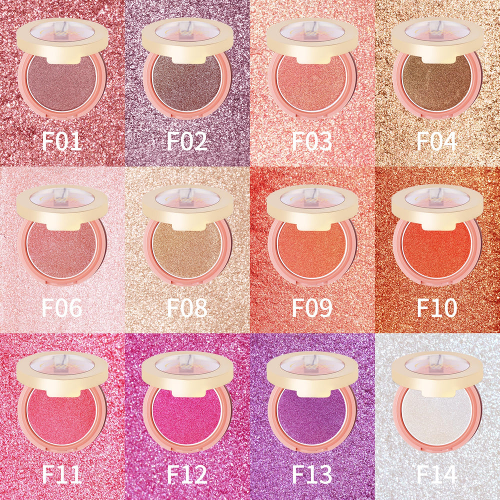Oulac blush by mirror in lifestyle setting for everyday radiant look