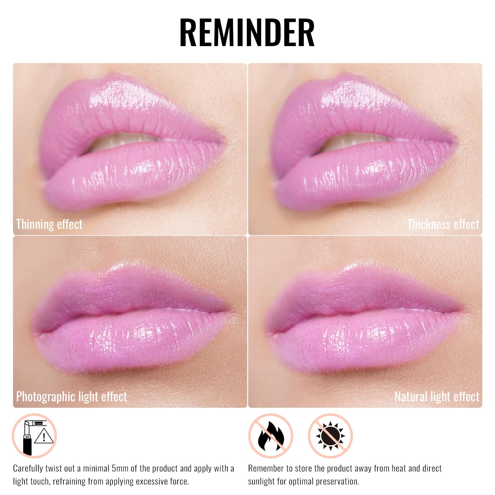 Oulac lipstick held in hand showing compact size and travel-friendly benefit