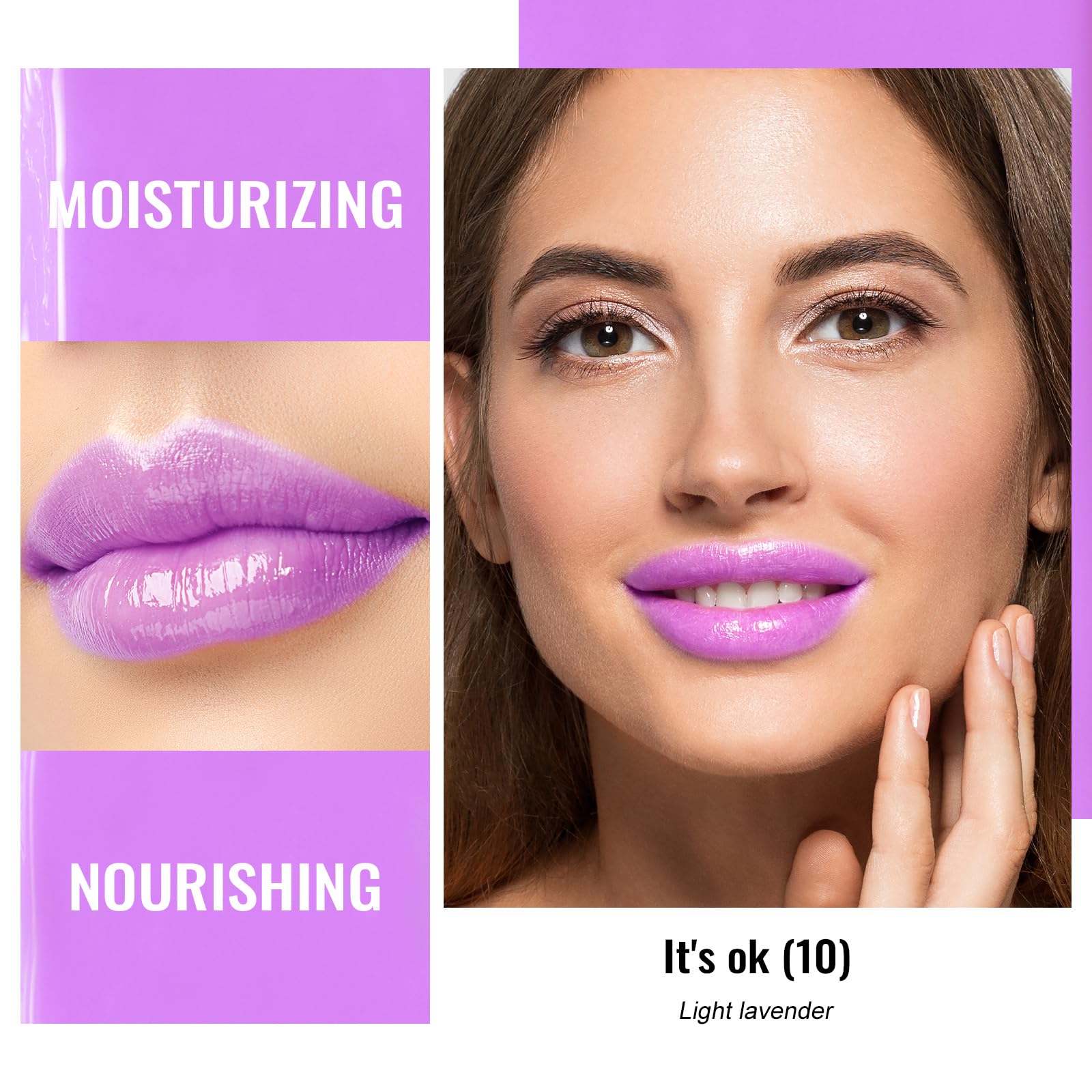 Oulac open twist detail revealing balm surface for smooth glide benefit