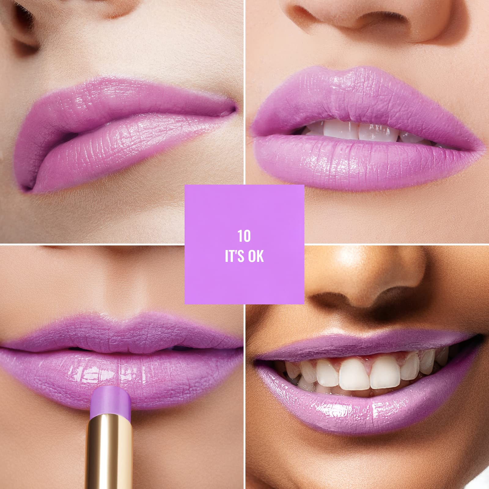 Oulac close-up of glossy texture highlighting shine and spreadability benefit