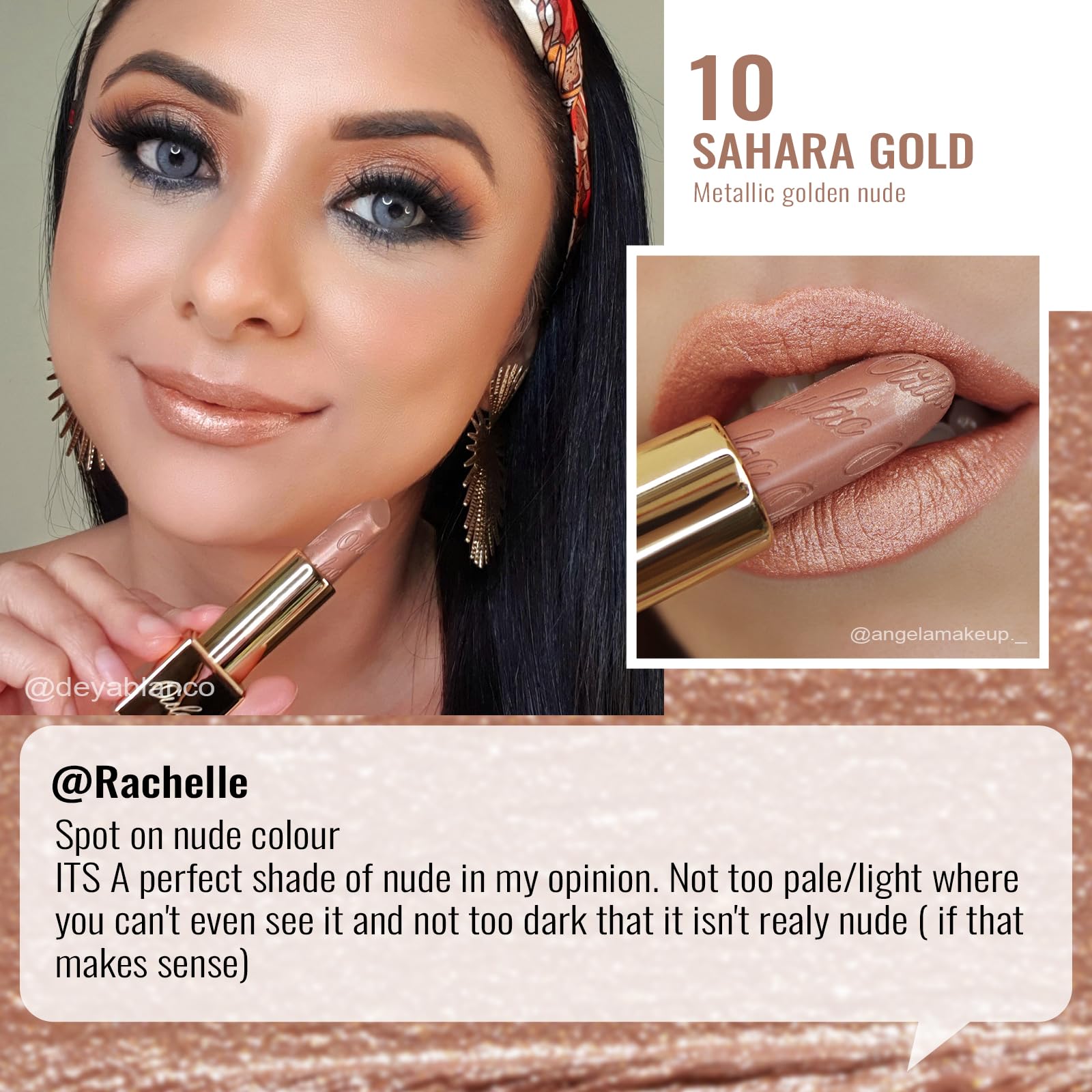 Oulac Sahara Gold texture close-up showing creamy hydrating formula benefit