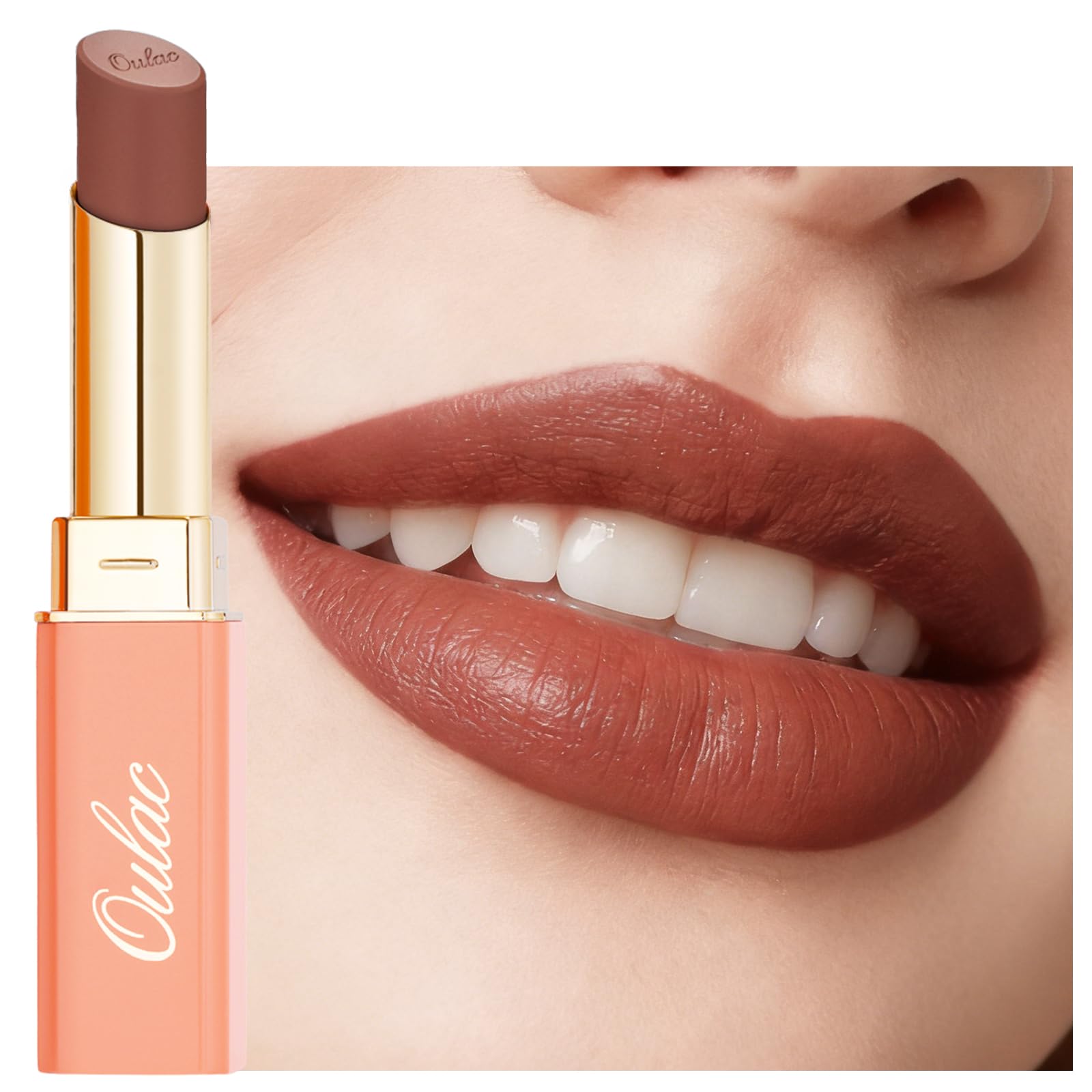 Oulac lipstick SG15 front tube showing sleek packaging and precise application